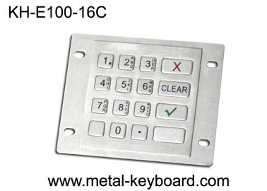 Protégé contre les explosions industrielles 16 touches clavier résistant aux intempéries interface USB ou PS2