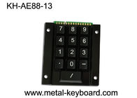 Clavier numérique rocailleux de kiosque d'Access de 15 clés numérique, clavier numérique de bâti de panneau en métal
