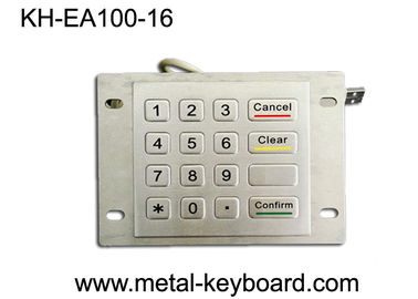 Le port USB solides solubles industriels Metal la clé plate de clavier numérique/de clavier numérique 16 acier inoxydable
