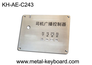 Clavier numérique personnalisable d'acier inoxydable de contrôle d'accès avec le support de panneau supérieur