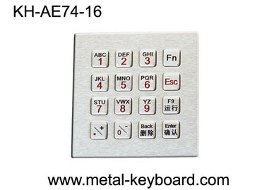 Clavier industriel en métal des clés IP65 16 avec le clavier numérique fonctionnel intégré de Digital