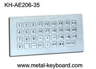 Haut clavier industriel de PC de la fiabilité IP65 avec le matériel rocailleux en métal