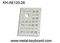 26 clés ont adapté le clavier aux besoins du client industriel en métal de disposition avec des touches de fonctions