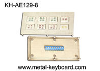 Clavier robuste de kiosque en métal, clés fonctionnelles du clavier numérique 8 imperméables d'entrée industrielle