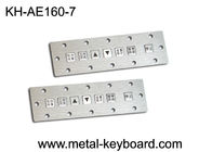 Clavier personnalisable de kiosque en métal, fonction industrielle de clavier numérique rocailleux de 7 clés