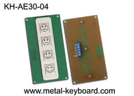 4 clés Metal le clavier de kiosque, clavier numérique d'acier inoxydable pour le dispositif d'évaluation de service