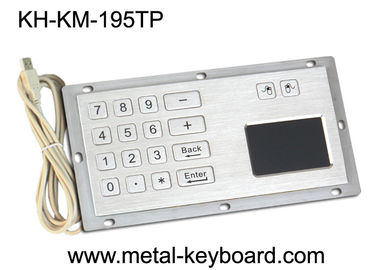CE/clavier rocailleux Touchpad de ROHS/FCC, clavier numérique de kiosque de preuve de l'eau avec le touchpad