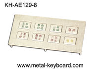 Clavier numérique de kiosque d'acier inoxydable avec des clés du bâti 8 de panneau, clavier numérique métallique