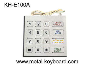 Clavier numérique résistant en métal de vandale/clavier numérique métallique de Digital avec multi - langue
