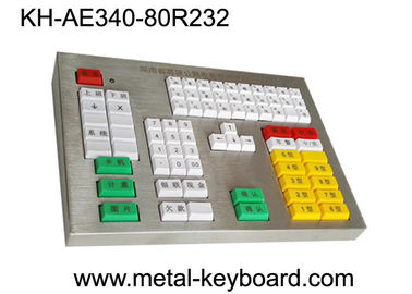 Clavier industriel en métal de personnalisation du panneau R232 pour la région de transport