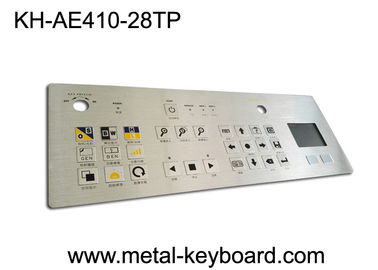 Clavier en acier inoxydable métallique industriel résistant à la poussière IP65 avec pavé tactile