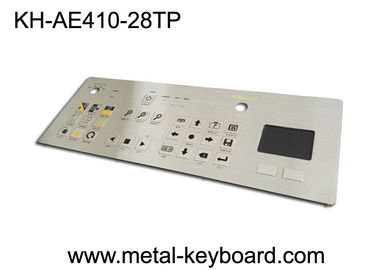 Clavier en acier inoxydable métallique industriel résistant à la poussière IP65 avec pavé tactile