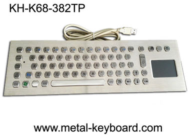 Le clavier industriel d'ordinateur avec le Touchpad, 70 clés imperméabilisent le clavier avec le Touchpad