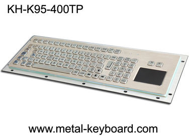 Disposition du clavier industrielle 30mA personnalisable en métal de 95 clés imperméable