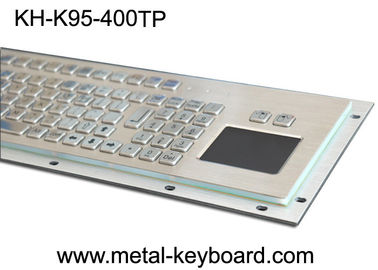 Disposition du clavier industrielle 30mA personnalisable en métal de 95 clés imperméable