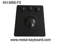 sensibilité élevée PS/2 de panneau de 50mm de boule de commande noire de bâti/interface OEM/ODM d'USB disponible