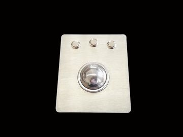 souris industrielle de boule de commande de 38mm 5VDC IP65 avec 3 boutons imperméables ronds