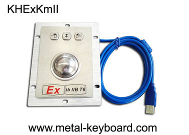 anti protection ex d'IbIIB T6 d'acier inoxydable de la souris SUS304 de boule de commande de bâti de panneau de vandale de 45mm