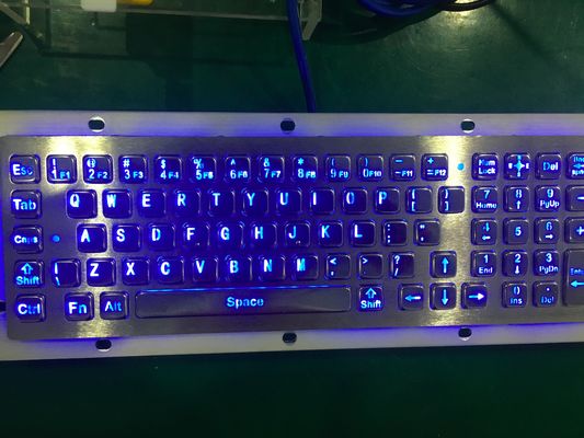 80 clavier industriel en métal évalué des clés IP65 avec la souris de boule de commande et le pavé numérique
