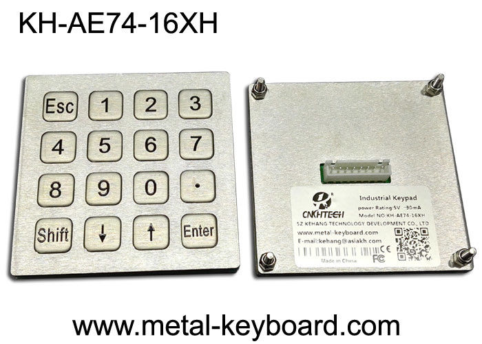 port USB industriel de Matrix de clavier de PC de la disposition 4x4 pour la station de gaz combustible de kiosque