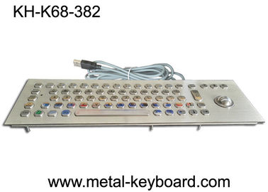 Clavier industriel de 70 clés avec la boule de commande, clavier rocailleux de bâti de panneau