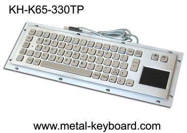 Clavier d'ordinateur industriel de support de panneau arrière avec 65 clés et Touchpad
